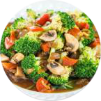 Skinny broccoli and mixed vegetable Stir Fry